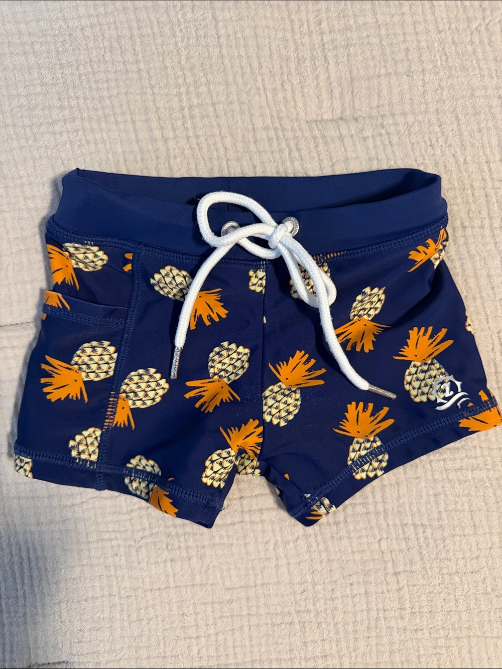 Swim zip euro shorts 2T